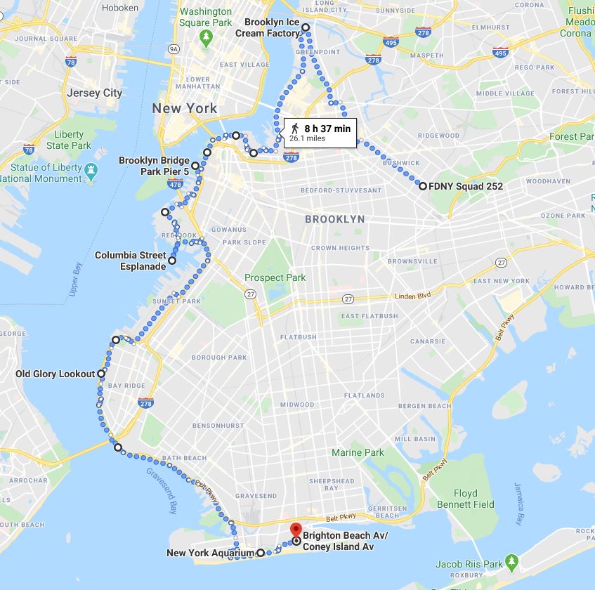 Week 16 route